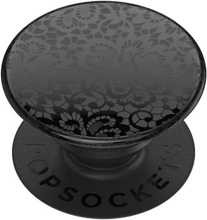 PopSockets Adhesive Phone Grip, Holder- Lace Noir