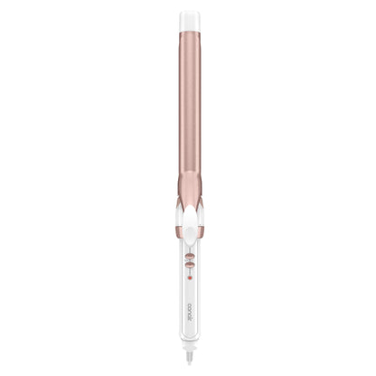 Conair Curling Iron, Double Ceramic, 1" Barrel, White/Rose Gold