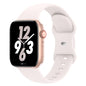 Sport Band Compatible with Apple Watch 38mm 40mm 41mm 42mm 44mm 45mm 46mm 49mm, Replacement Soft Silicone Strap Wristbands for iWatch Series 11/10/9/8/7/6/5/4/3/2/1 Ultra SE Women Men, Space Gray