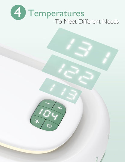 Momcozy Baby Wipe Warmer, Innovative Spring Design,Large Capacity Dispenser