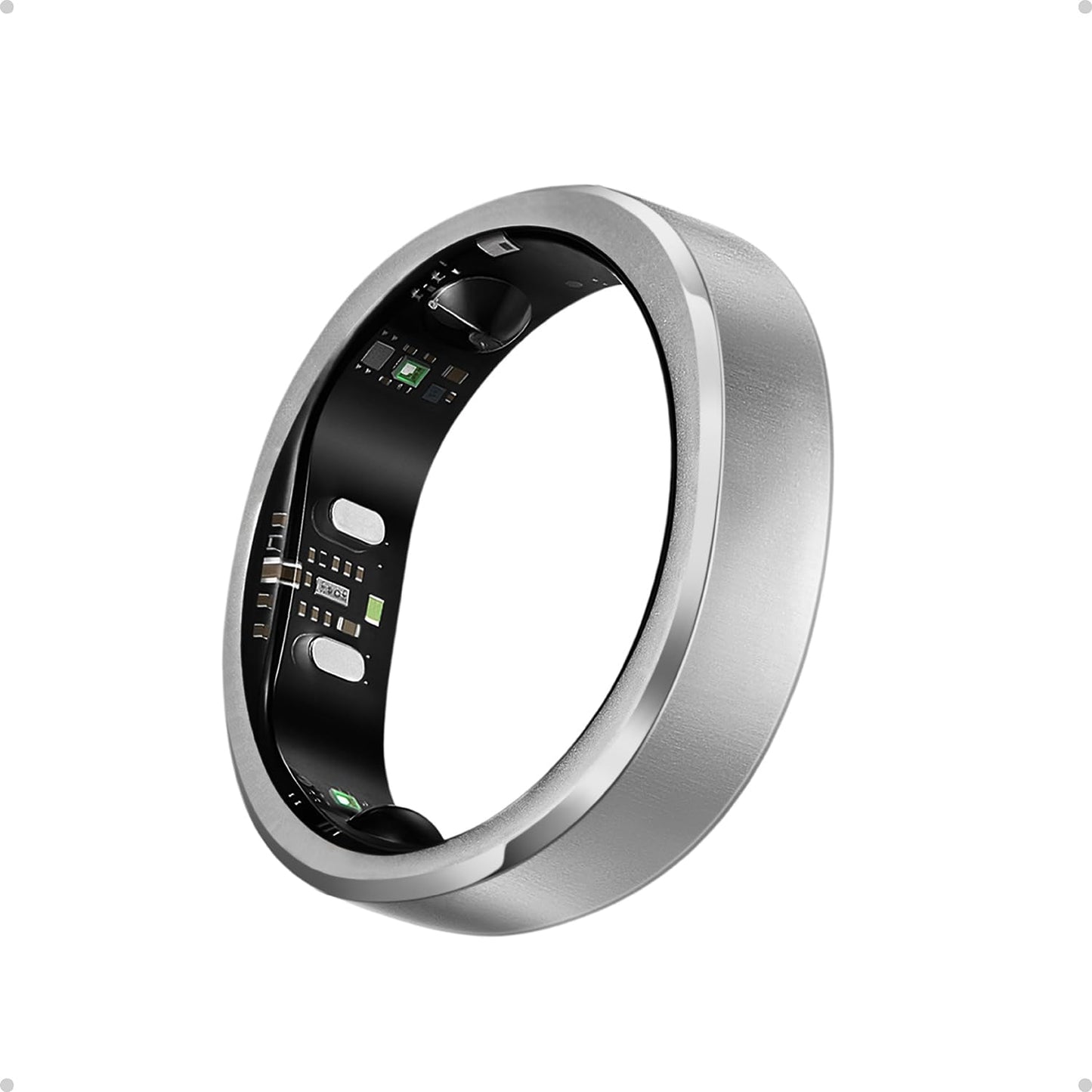 RingConn Gen 3 Smart Ring - Vascular Trends(Size 12, Matte Black)