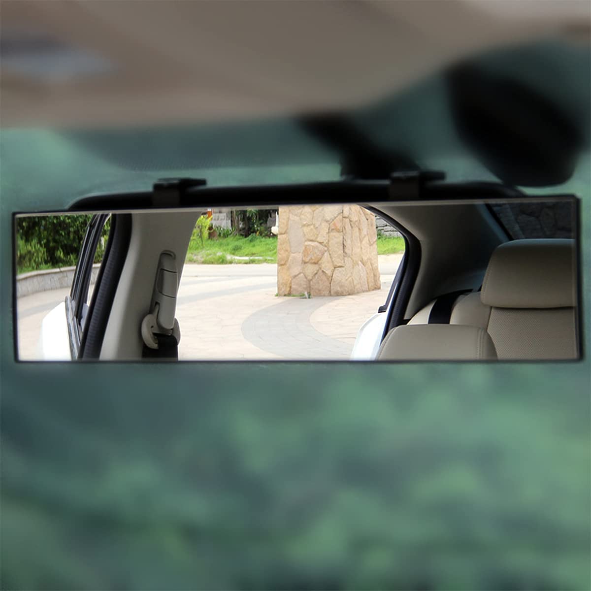 8sanlione 360-Degree Adjustable Car Rearview Mirror