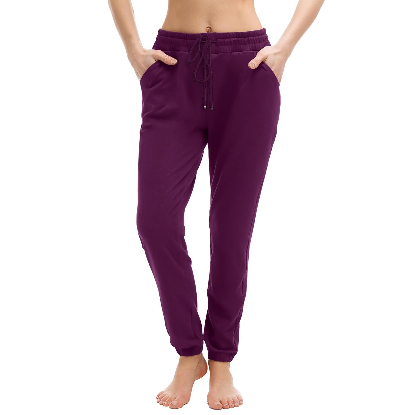 Walifrey Joggers with Pockets, Drawstring Sweatpants Women