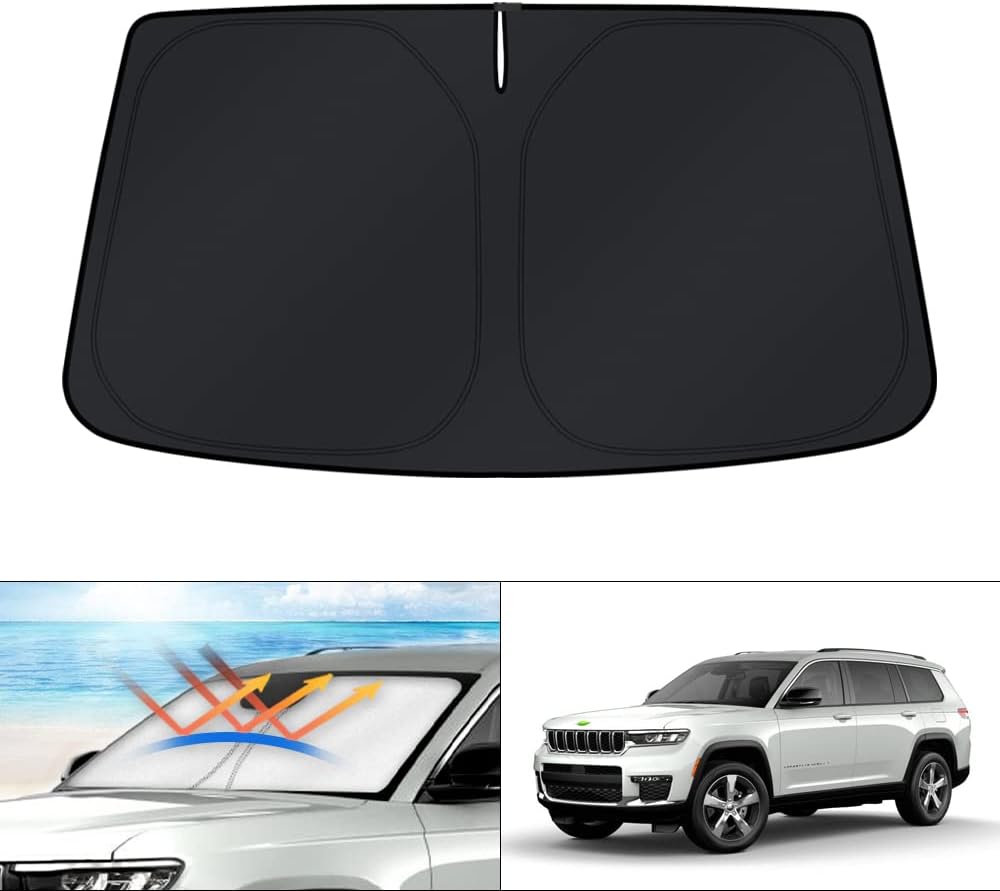KUST Windshield Sun Shade for 2016 2017 2018 2019 2020 2021 2022 BMW X1 F48 Accessories Custom Fit Sunshade Foldable Window Sun Visor Protector Blocks UV Rays Keep Your Car Cooler
