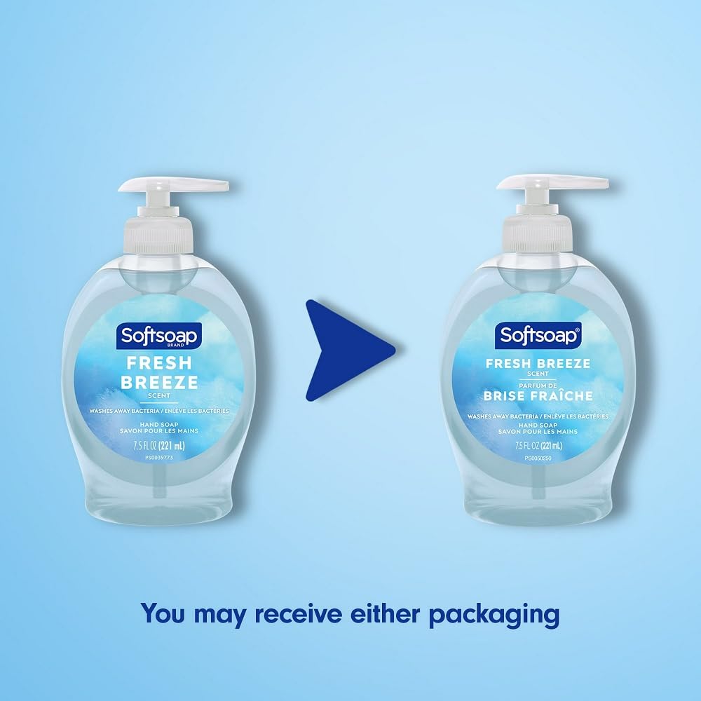 Softsoap Liquid Hand Soap, Fresh Breeze - 7.5 fluid ounce (Packaging May Vary)