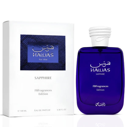 RASASI Hawas Atlantis Eau de Parfum for Men, 100ml (3.4 oz) Fresh & Modern Scent Spray