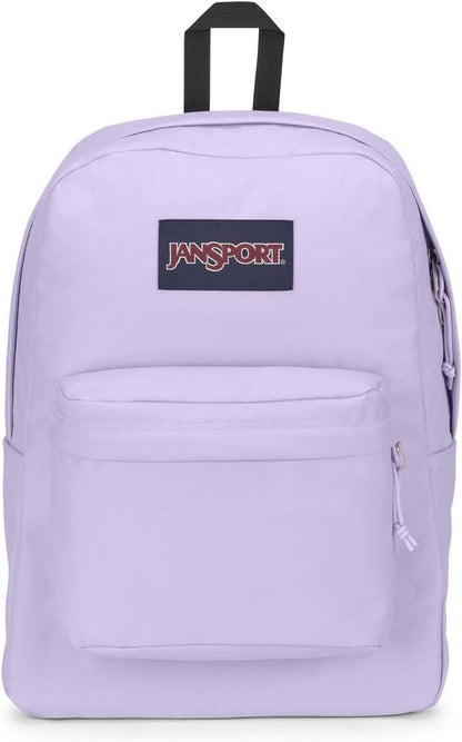 JanSport SuperBreak One Backpack - Durable, Lightweight Bookbag with 1 Main Compartment, Front Utility Pocket with Built-in Organizer - Premium Backpack, Bad Bows