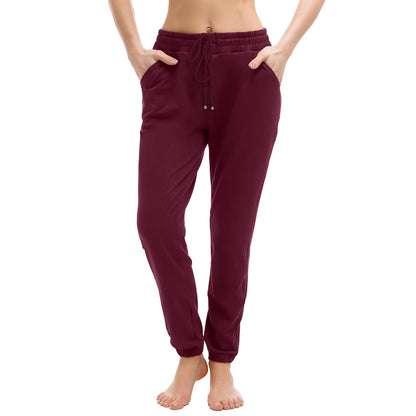 Walifrey Joggers with Pockets, Drawstring Sweatpants Women