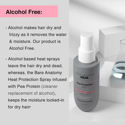 Bare Anatomy Nature x Science Rosemary Water Spray for Hair Growth & Hair Thickness with Rice Water |100% Natural Extract | Soft & Smooth Hair| Controls Hairfall| Non-Greasy & Fast Absorbing | 200ml