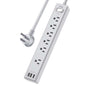 Yintar 6Ft Surge Protector Power Strip with 8 Outlets and 4 USB Ports