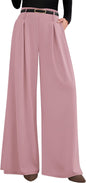 PRETTYGARDEN Womens Wide Leg Dress Pants Flowy Trousers