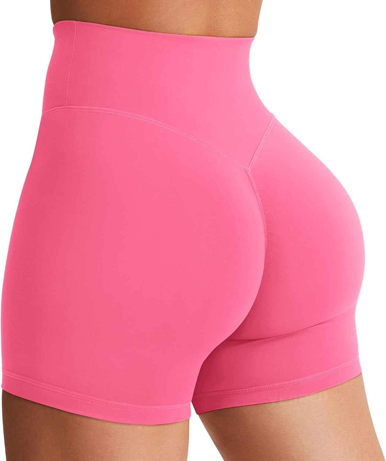 YEOREO SoftHue Women's Biker Shorts Workout Hidden Scrunch Gym Shorts