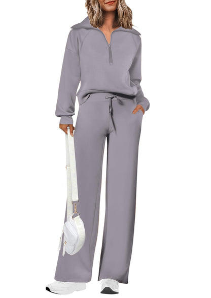 PRETTYGARDEN Women's 2 Piece Matching Lounge Set Sweatsuits