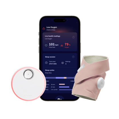 Owlet Dream Sock Smart Baby Monitor, Better Sleep for Baby & You
