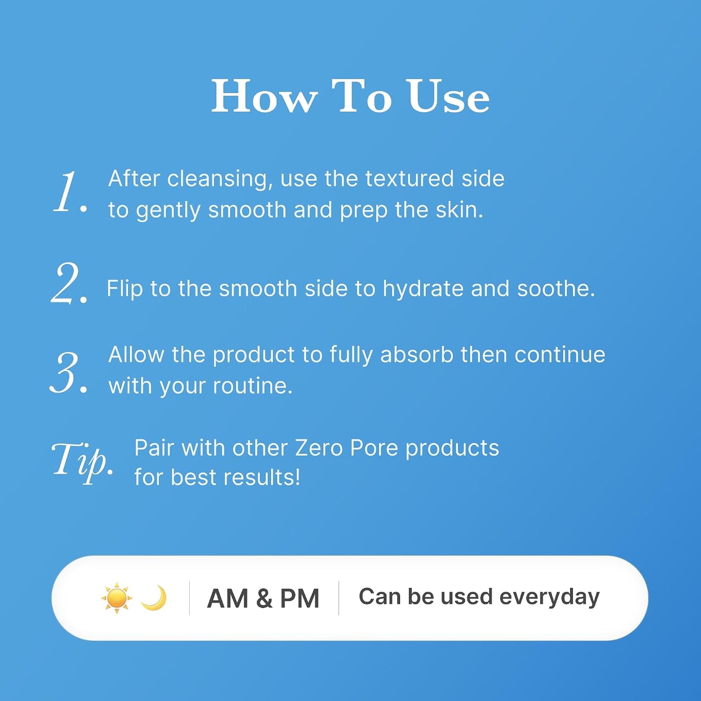medicube Toner Pads Zero Pore Pad 2.0 for Exfoliation and Pore Care