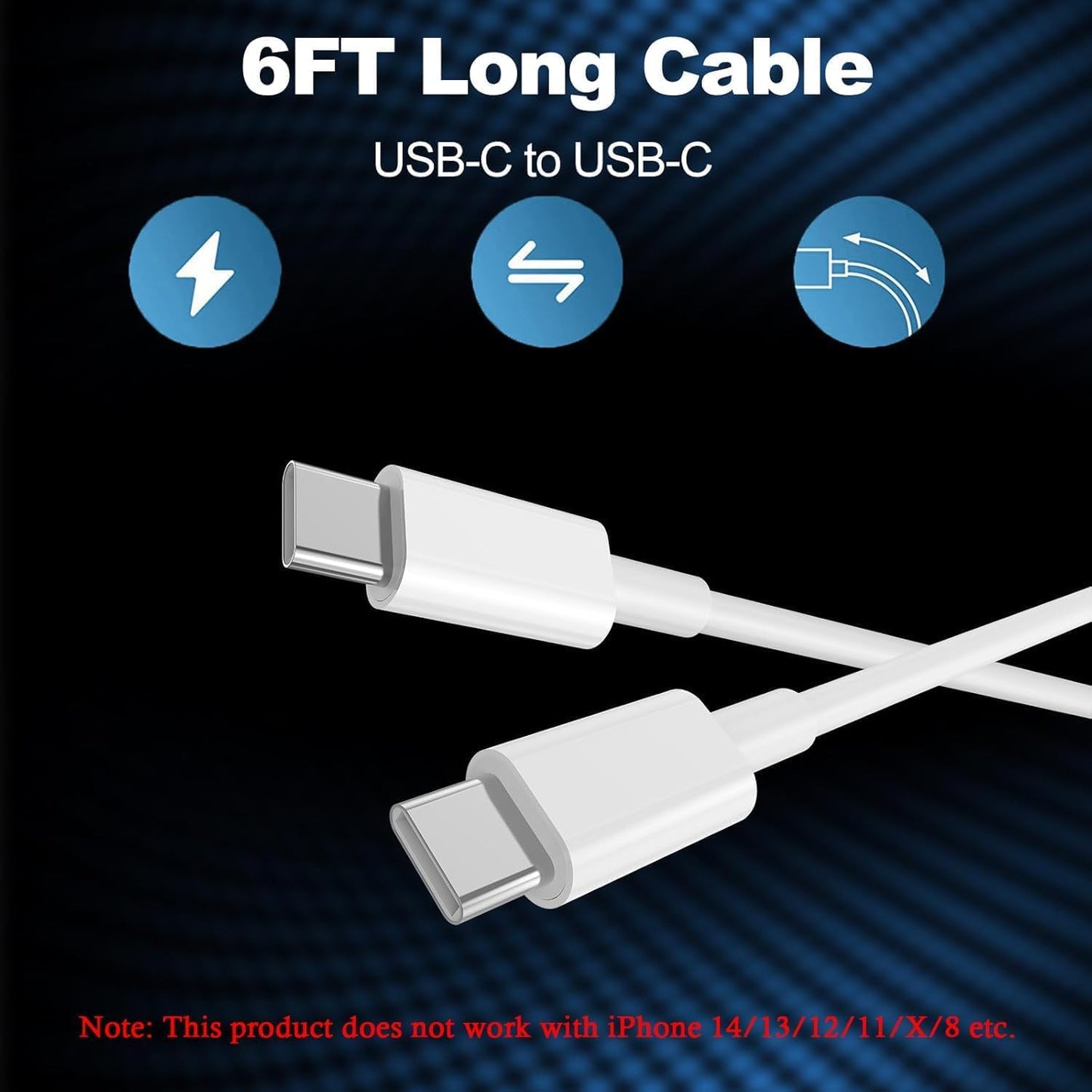 iPhone 17 16 15 Charger Fast Charging,2Pack 20W Apple iPad USB C Wall Charger Block with 6FT USB C to C Cable for iPhone 17/Pro/Pro Max/17 Air/ 16/16 Pro/16 Pro Max/15/Plus/Pro/Pro Max