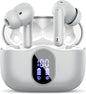 Wireless Earbuds, Bluetooth 5.4 Headphones Bass Stereo/Clear Calls, Black