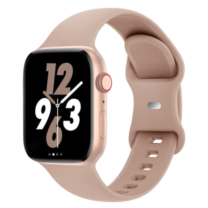 Sport Band Compatible with Apple Watch 38mm 40mm 41mm 42mm 44mm 45mm 46mm 49mm, Replacement Soft Silicone Strap Wristbands for iWatch Series 11/10/9/8/7/6/5/4/3/2/1 Ultra SE Women Men, Space Gray
