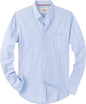 Alimens & Gentle Mens Solid Oxford Shirt Long Sleeve Dress Shirt Work Casual Button Down Shirts with Pocket