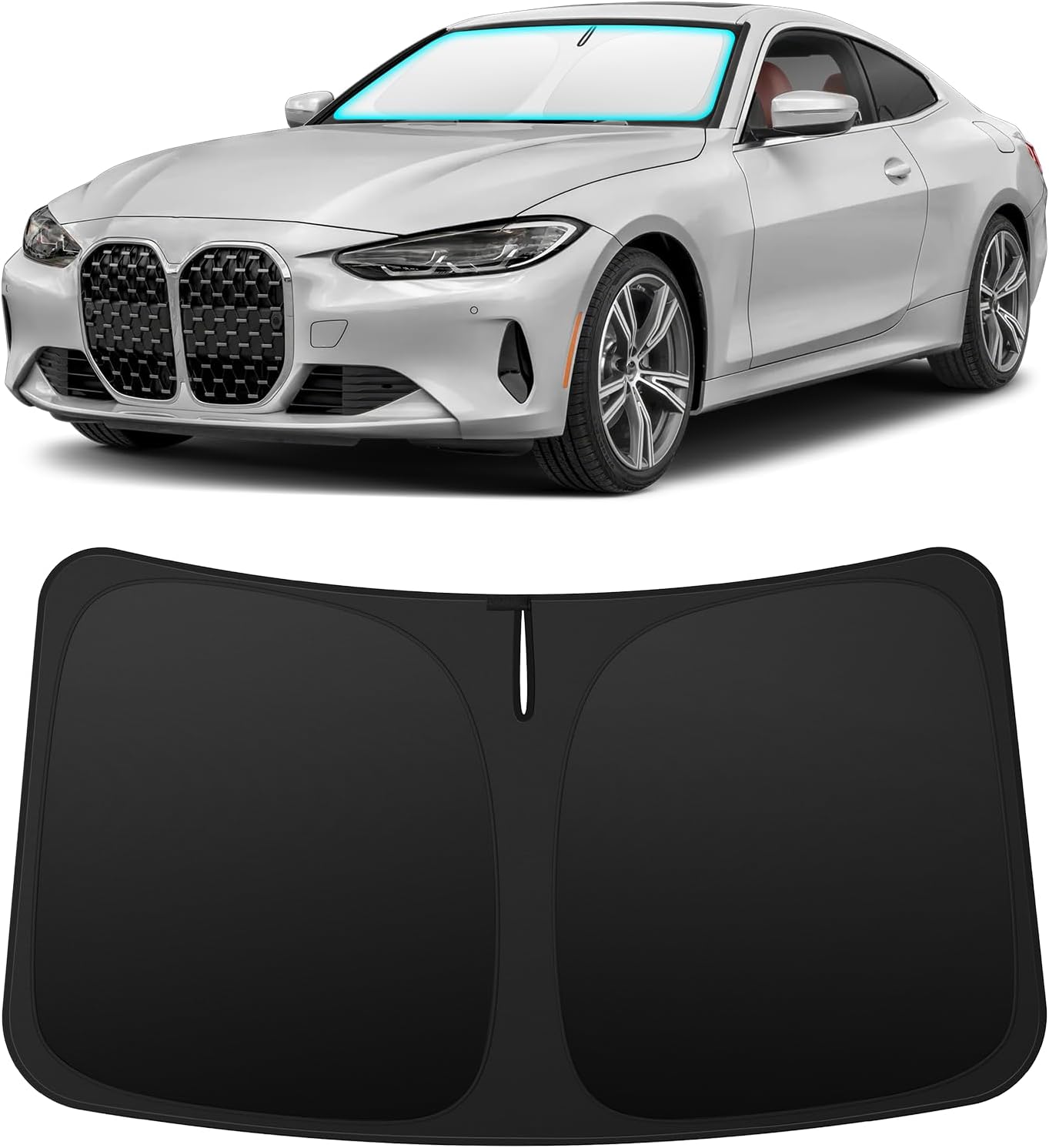 INSAUTO Custom Fit Windshield Sun Shade for Nissan Frontier 2005-2021