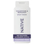 Native Clean Body Wash, Gentle & pH-balanced for Sensitive Skin, 24-Hr Freshness for Women & Men, Vegan & Cruelty-Free, Free of Sulfates, Parabens & Phthalates, Cashmere & Rain, 18 fl oz