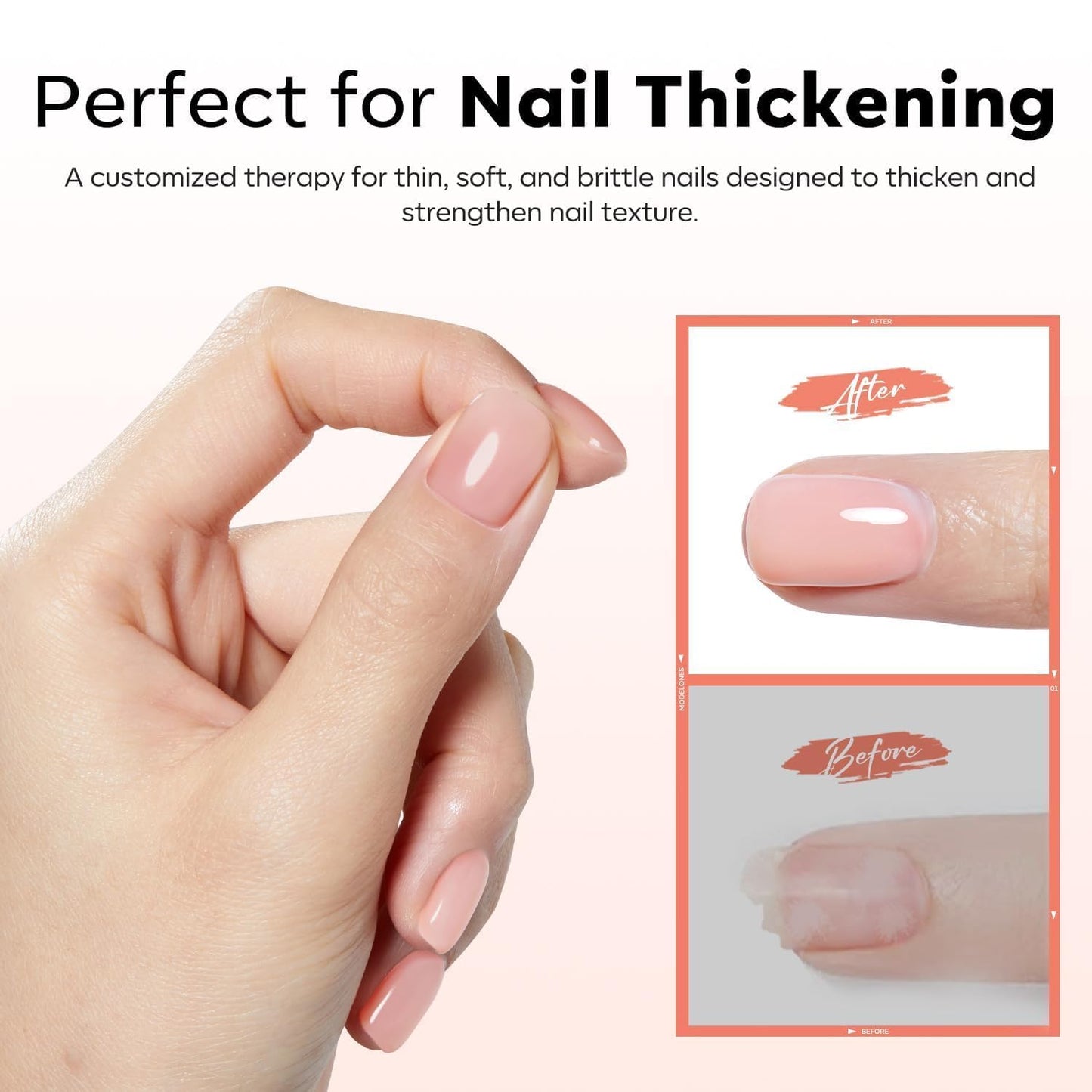 modelones Gel Top Base Coat Set 15ml 2026 Upgrade No Wipe Super Shine