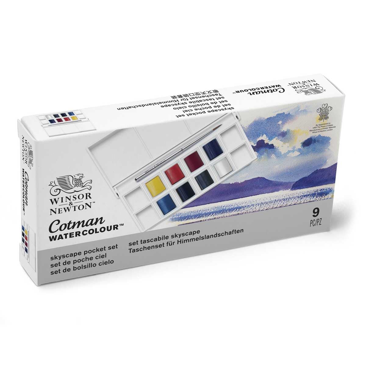 Winsor & Newton Cotman Watercolor Paint Set, Sketchers' Pocket Set