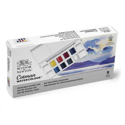Winsor & Newton Cotman Watercolor Paint Set, Sketchers' Pocket Set