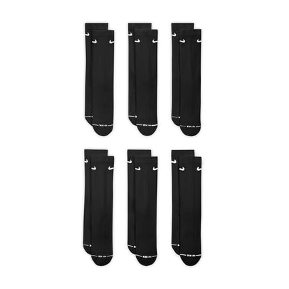 Nike Adult Dri-FIT Everyday Elevated Crew Socks (6-Packs) | Mens and Womens