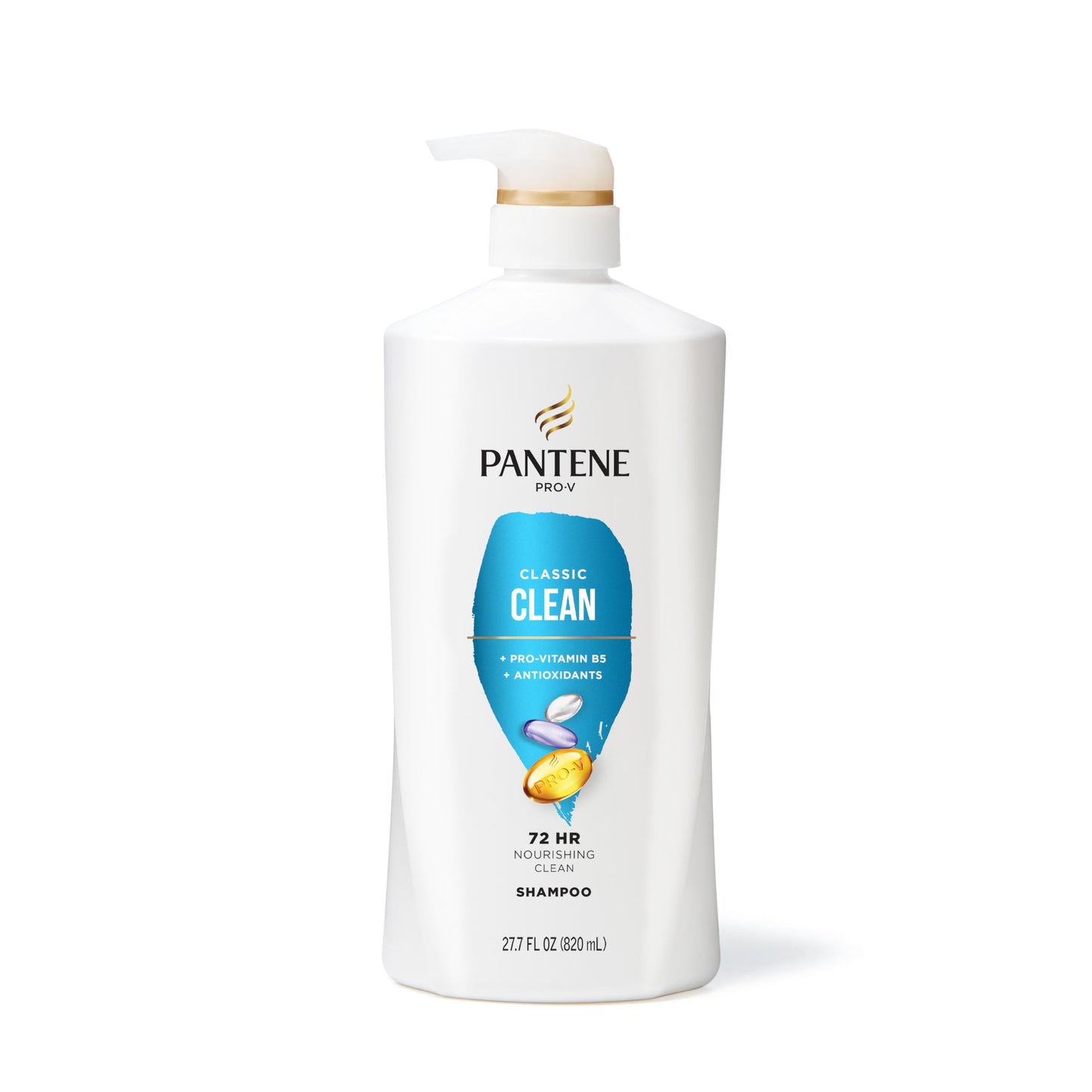 Pantene Shampoo & Conditioner Set, Daily Moisture Renewal - Pro-V Nutrients for Dry, Color-Treated, Straight to Curly Hair, 72-Hour Hydration & Softness, 52.8 Oz Total + Miracle Rescue Shot (0.5 Oz)