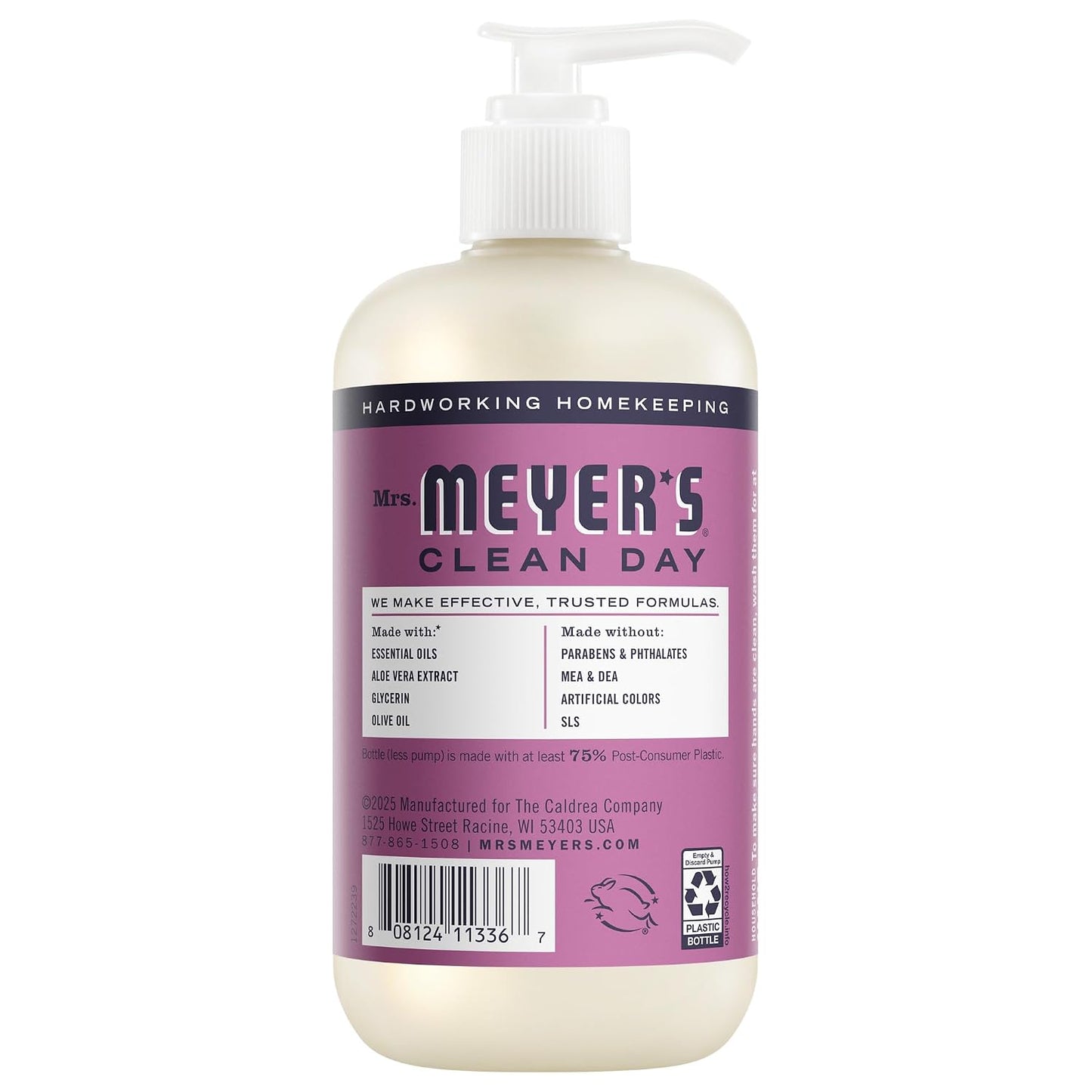 Mrs. Meyer's Clean Day, Hand Soap, Lavender Scent, 12.5 Fl Oz