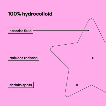 Starface Hydro-Star® Snoopy Red Puffer Hydrocolloid Pimple Patch, 32 ct