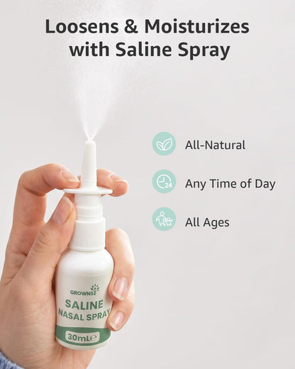 GROWNSY Nasal Aspirator for Baby, Electric Nose Sucker, Powerful Suction