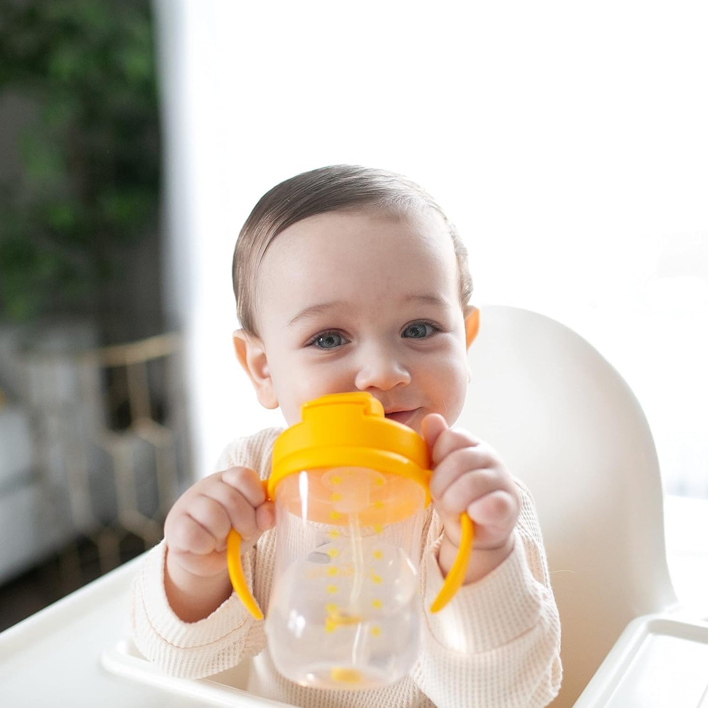 Dr. Brown's Milestones Baby's First Straw Cup, Blue, 1-Pack