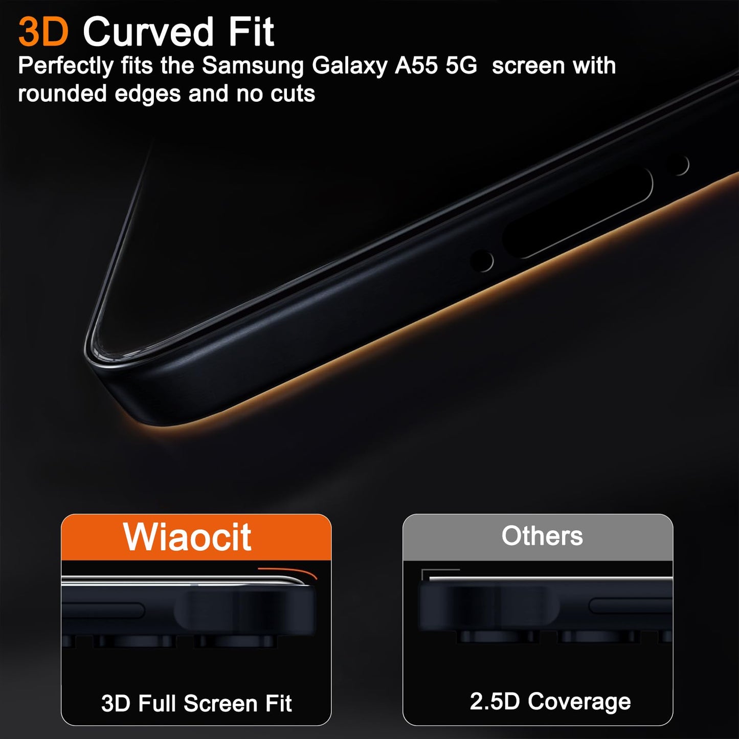Wiaocit Camera Lens Protector for iPhone 16 Pro/iPhone 16 Pro Max