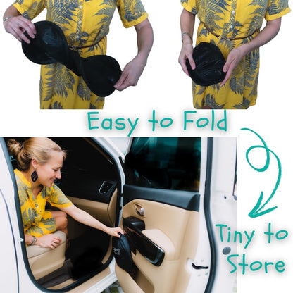 Car Window Shades - Certified 99.79% UVA & 99.95% UVB sun protection. Award winning car sun shade for side windows. 4 Pack (2 Transparency options) 20" x 12" -window shade for car baby by Kinder Fluff