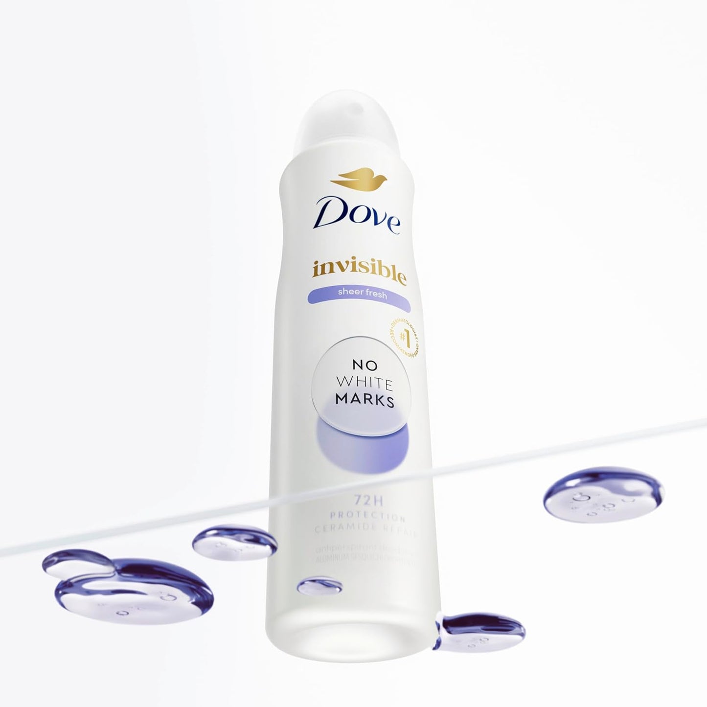 Dove Invisible Antiperspirant Dry Spray Clear Finish 3PK 3.8 oz