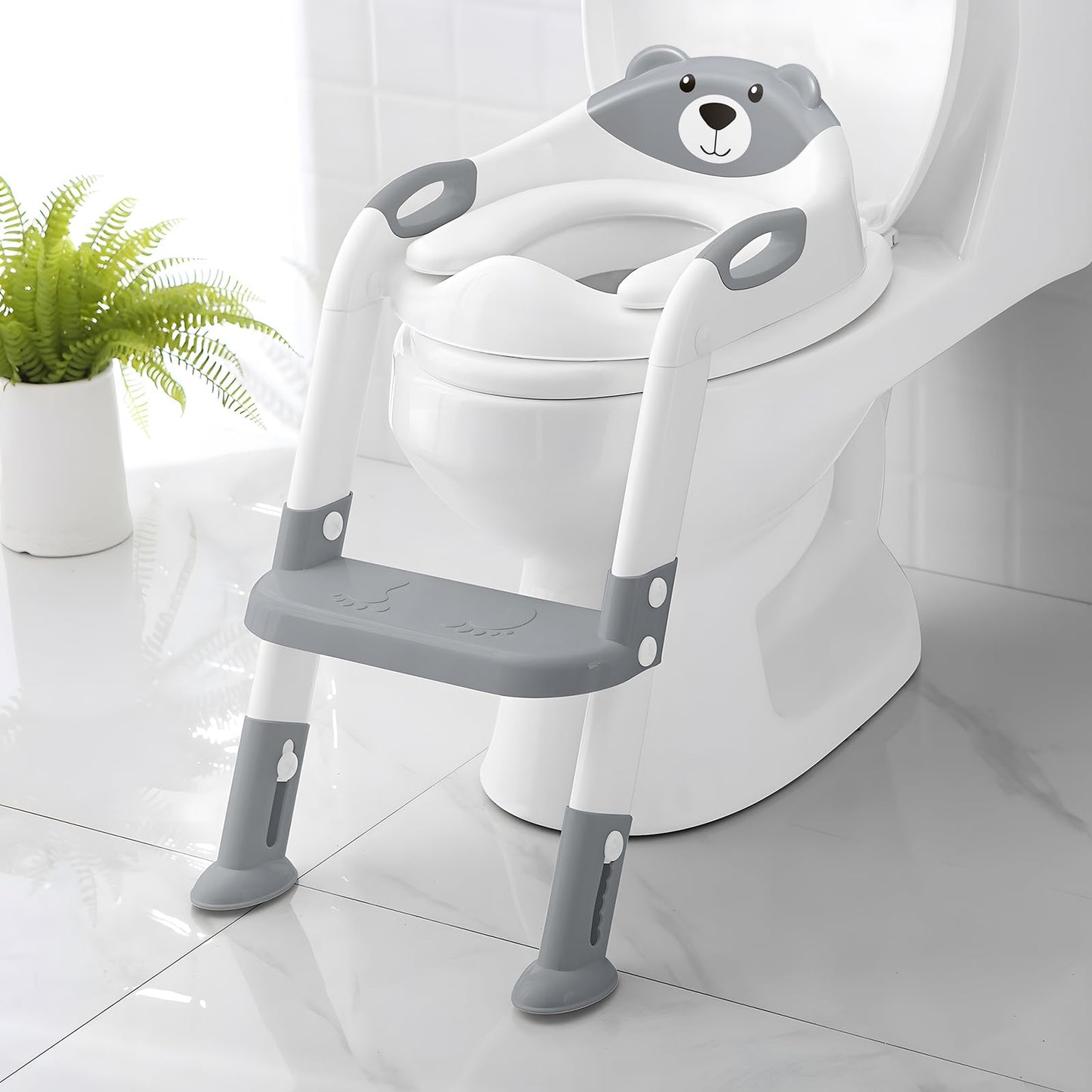 Potty Training Toilet for Toddlers, 2-in-1 Potty Training seat, Anti-Slip
