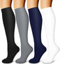 Laite Hebe 4 Pairs-Compression Socks for Women&Men Circulation-Best Support for Nurses,Running,Athletic