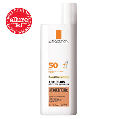 La Roche-Posay Anthelios Mineral Light Fluid Sunscreen for Face in 5 shades