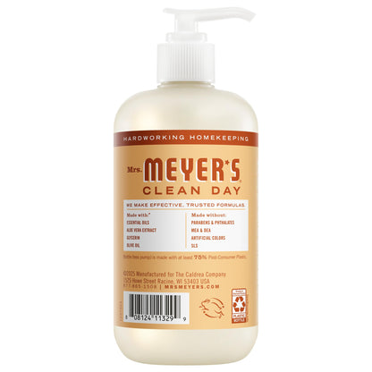 MRS. MEYER'S CLEAN DAY Hand Soap, Basil Scent, 12.5 Fl Oz Bottle - 3 Pack