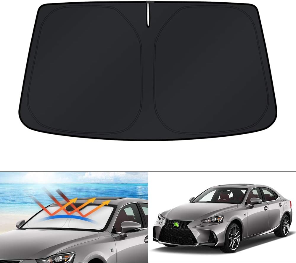 KUST Windshield Sun Shade for 2016 2017 2018 2019 2020 2021 2022 BMW X1 F48 Accessories Custom Fit Sunshade Foldable Window Sun Visor Protector Blocks UV Rays Keep Your Car Cooler