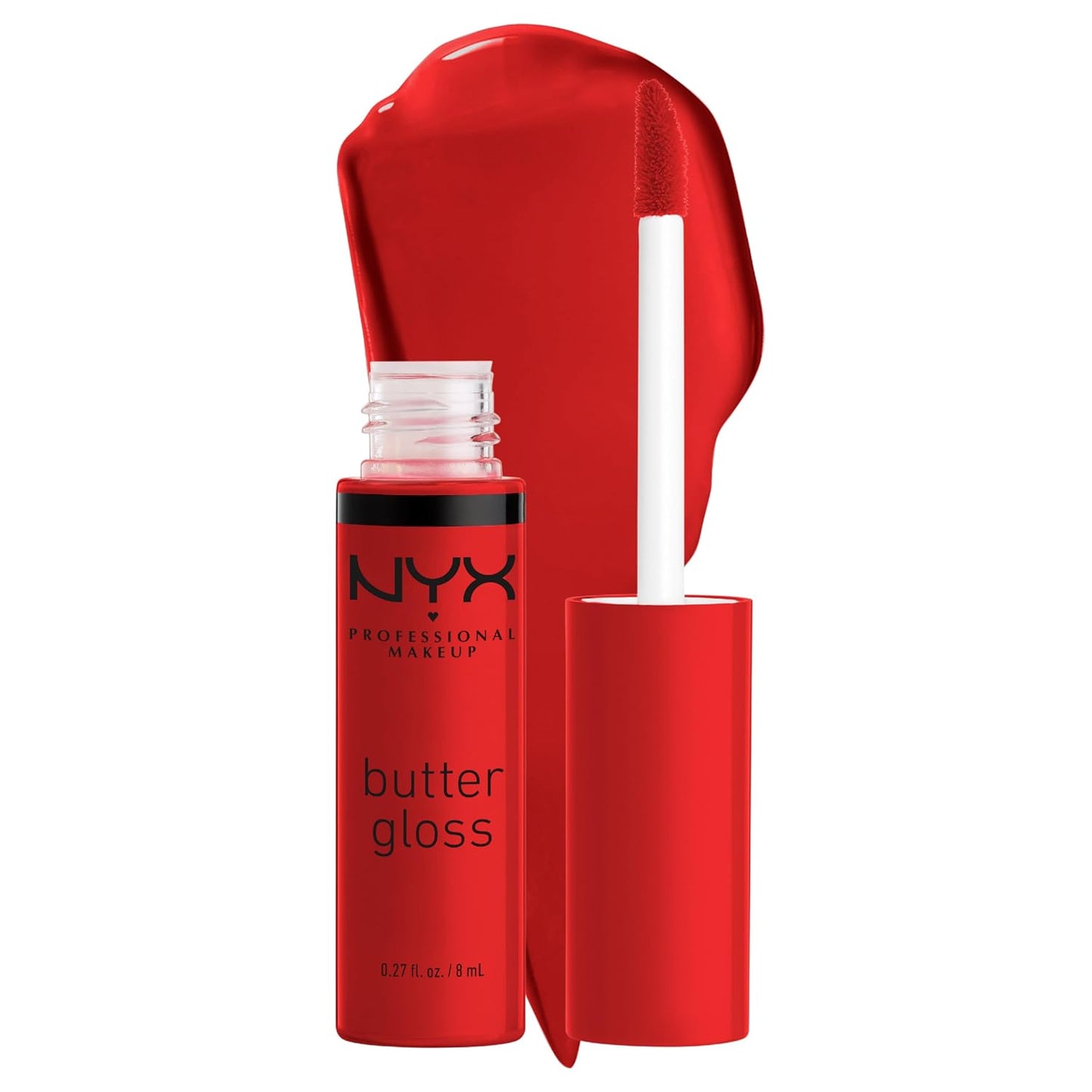 NYX PROFESSIONAL MAKEUP Butter Gloss, Non-Sticky Lip Gloss - Praline (Deep Nude)