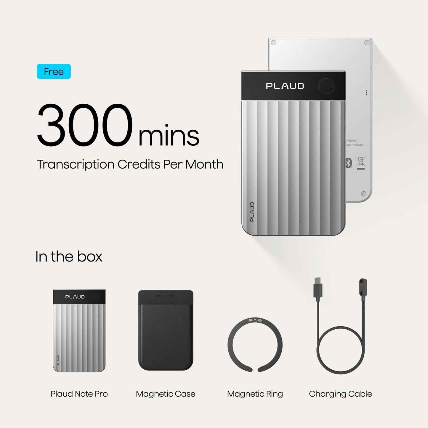 Plaud Note Pro AI Voice Recorder Transcribe & Summarize for Meetings Calls
