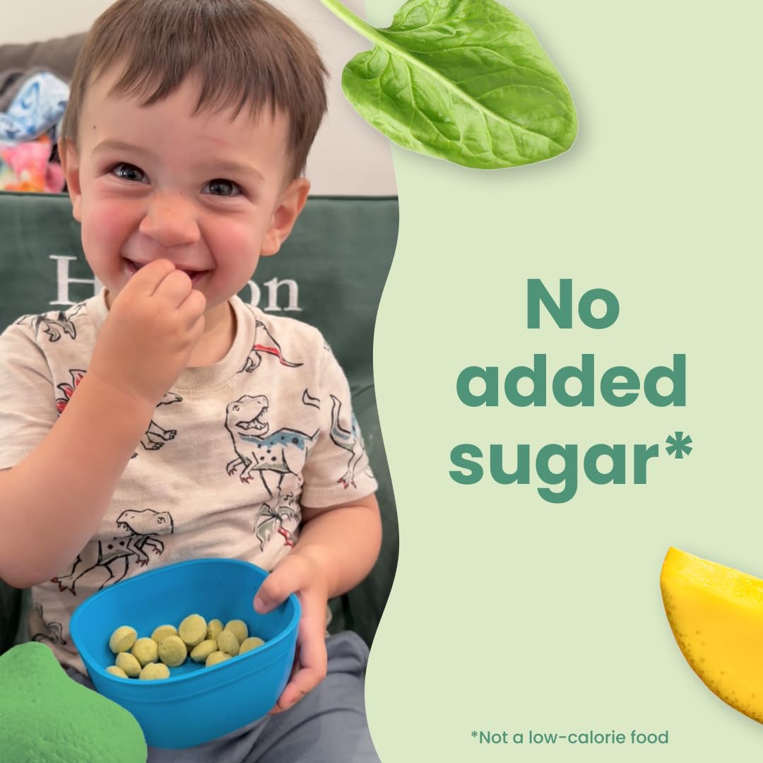 Amara Smoothie Melts - Mango Carrot - Organic Baby Snacks w/ Fruits & Veggies - Plant Based Yogurt Melts - Healthy Toddler Snack - Activity Book Included - Enjoy From 10+ Mos - 6 Resealable Bags