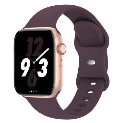 Sport Band Compatible with Apple Watch 38mm 40mm 41mm 42mm 44mm 45mm 46mm 49mm, Replacement Soft Silicone Strap Wristbands for iWatch Series 11/10/9/8/7/6/5/4/3/2/1 Ultra SE Women Men, Space Gray