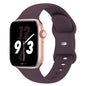Sport Band Compatible with Apple Watch 38mm 40mm 41mm 42mm 44mm 45mm 46mm 49mm, Replacement Soft Silicone Strap Wristbands for iWatch Series 11/10/9/8/7/6/5/4/3/2/1 Ultra SE Women Men, Space Gray
