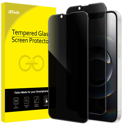 JETech Privacy Screen Protector for iPhone 17 Pro Max, 2-Pack
