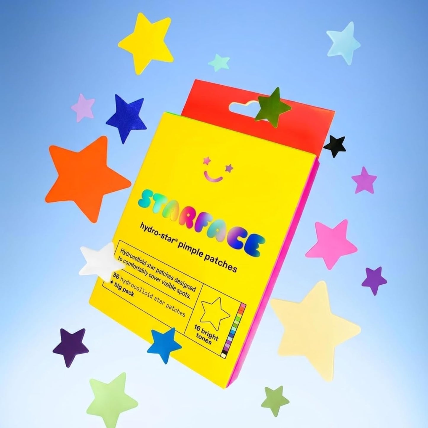 Starface Hydro-Star® Snoopy Red Puffer Hydrocolloid Pimple Patch, 32 ct