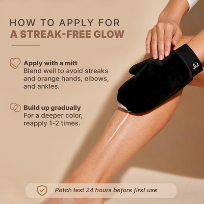 Beauty by Earth Self Tanner - USA Made with Natural & Organic Ingredients